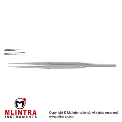 Diam-n-Dust™ Micro Dressing Forcep Straight Stainless Steel, 15 cm - 6" Tip Size 6.0 x 0.7 mm